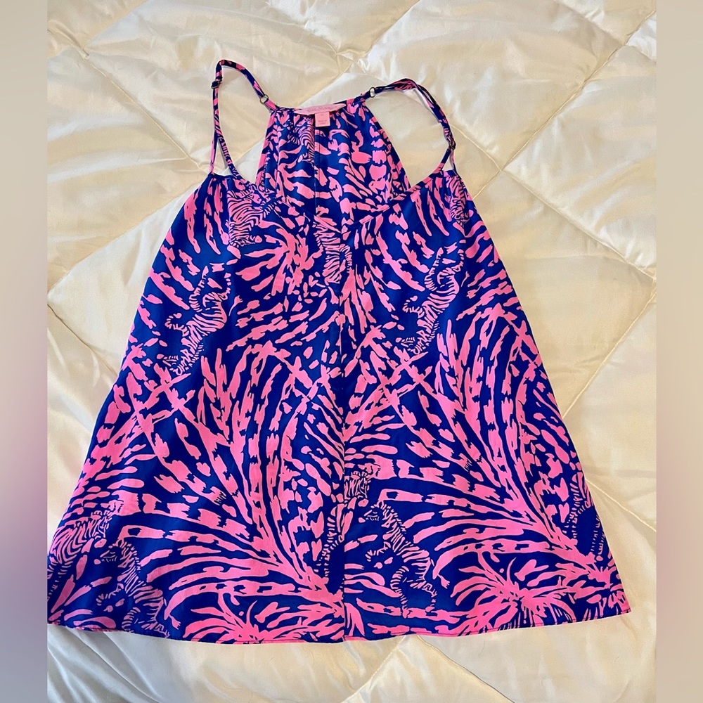 Lilly Pulitzer silk dusk tank size M